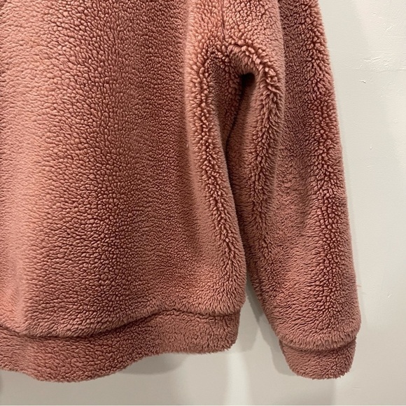 Elodie Faux Shearling Teddy Jacket Full Zip Large Pockets High Collar X-Small - Picture 6 of 10